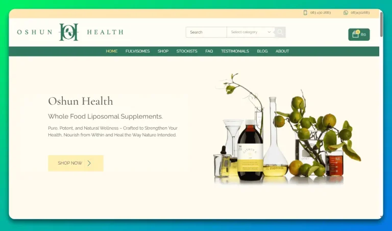 Oshun health portfolio