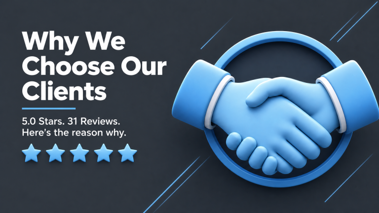 Why We Choose Our Clients - Sarlie Digital